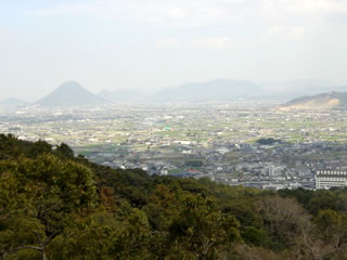 こんぴらさんから見た讃岐平野
