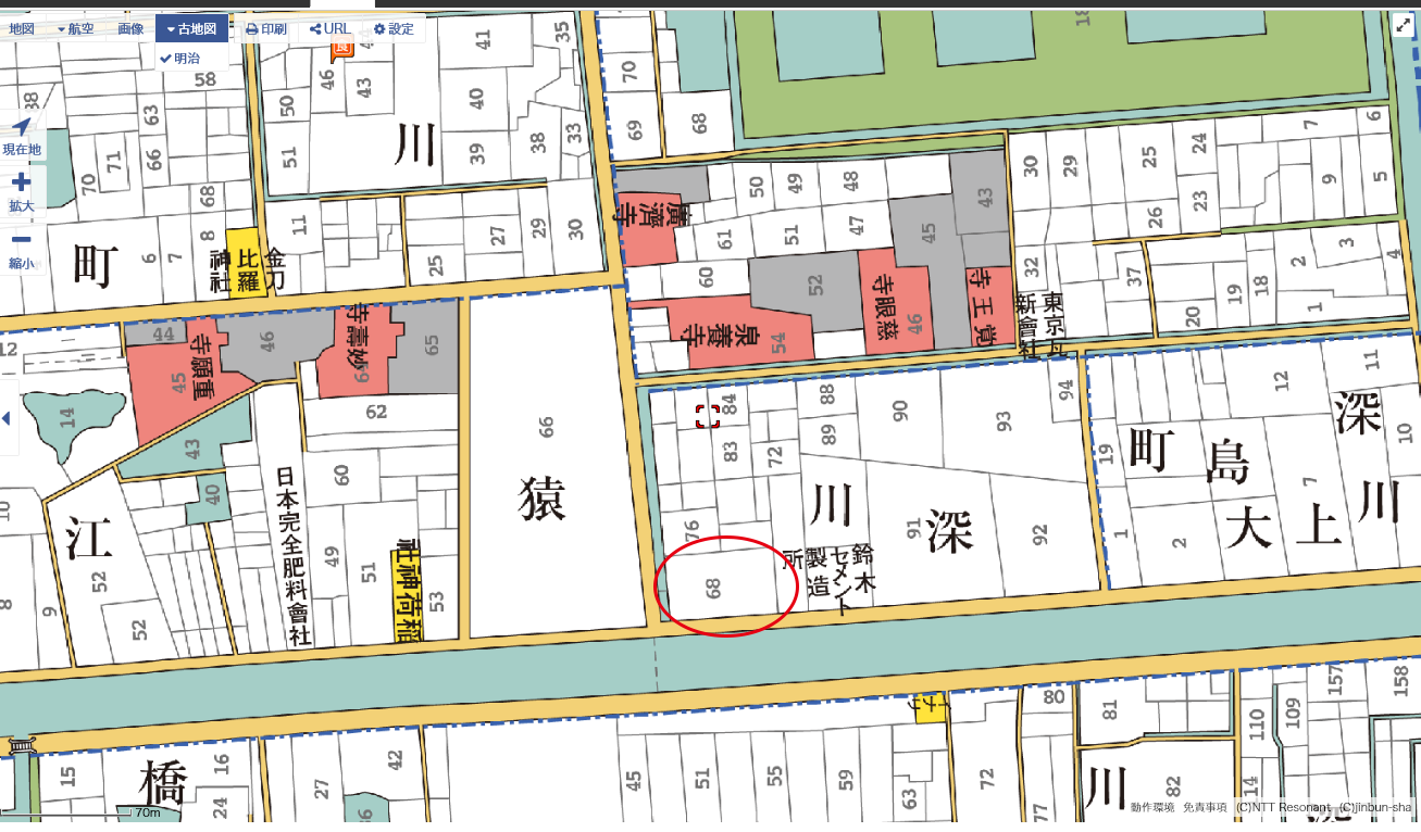 goo古地図_深川区猿江